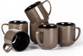 Ceramic Coffee Mugs Set of 6,12oz Handmade Coffee Mugs Set | Large Handle for Cappuccino/Latte/Tea/Hot Cocoa,Oven &Dishwasher & Microwave Safe